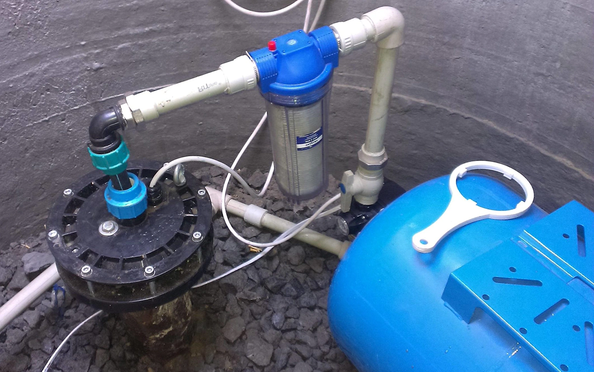 sump pump install