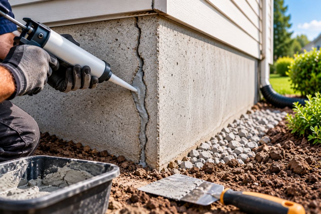 foundation crack repair