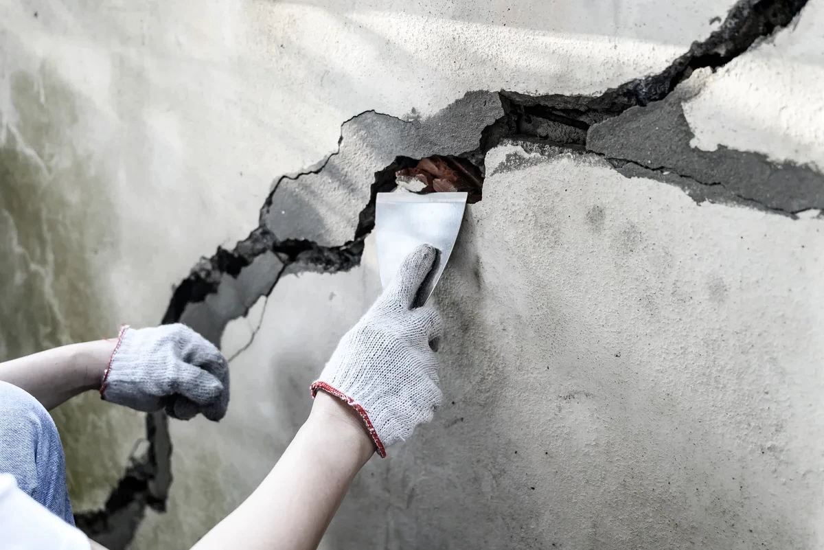 basement crack repair cost