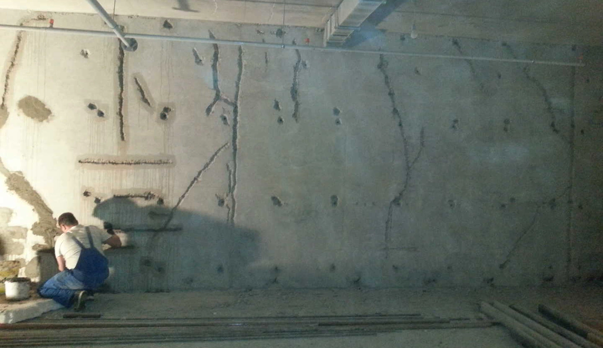 crack in basement wall repair cost
