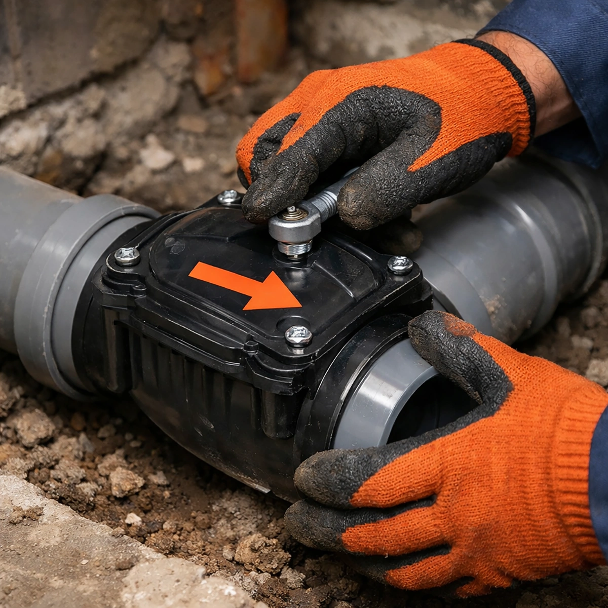 backwater valve installation Burlington