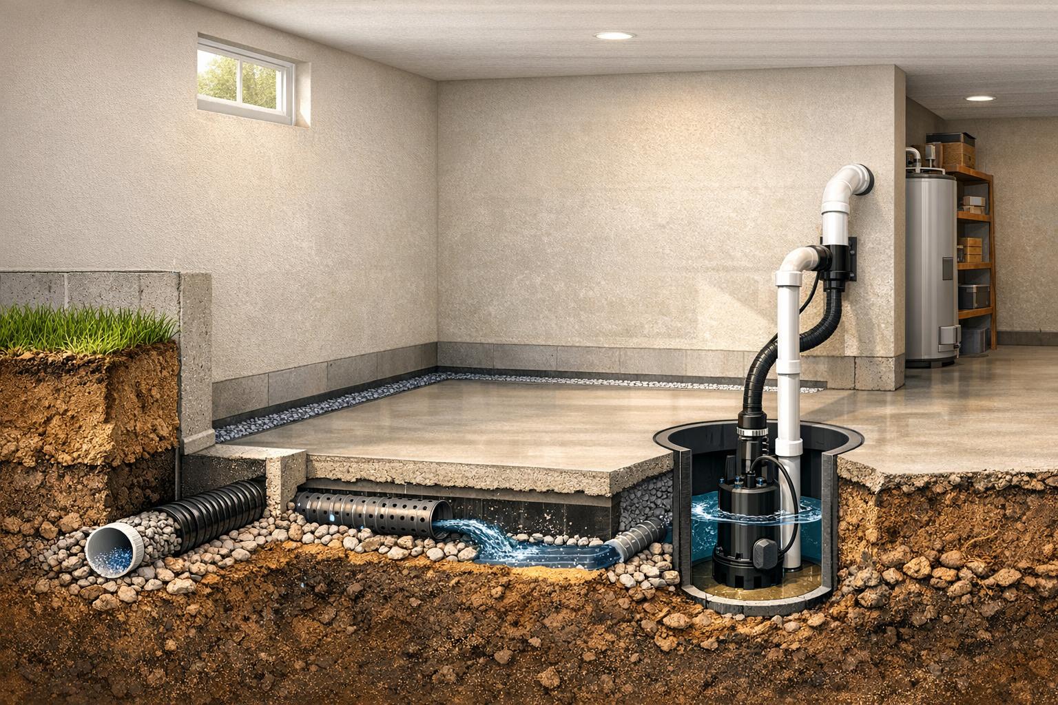 Best Drainage Systems for Basement Water Problems
