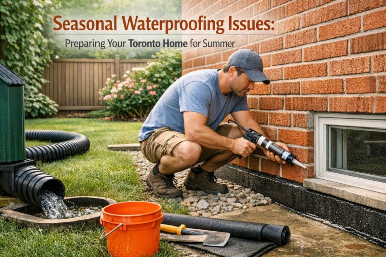 Seasonal waterproofing issues: preparing your Toronto home for summer