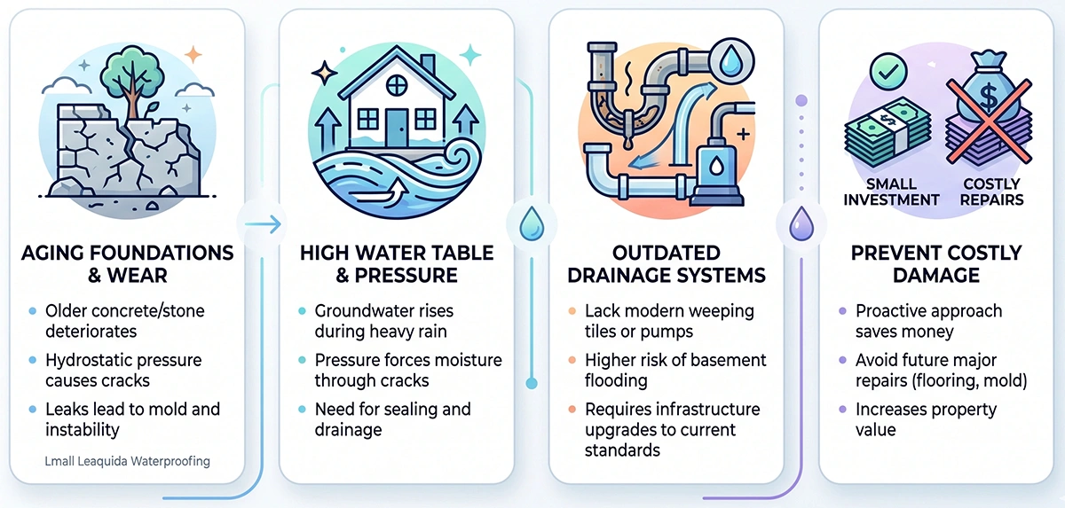 qualitative waterproofing for basement old toronto