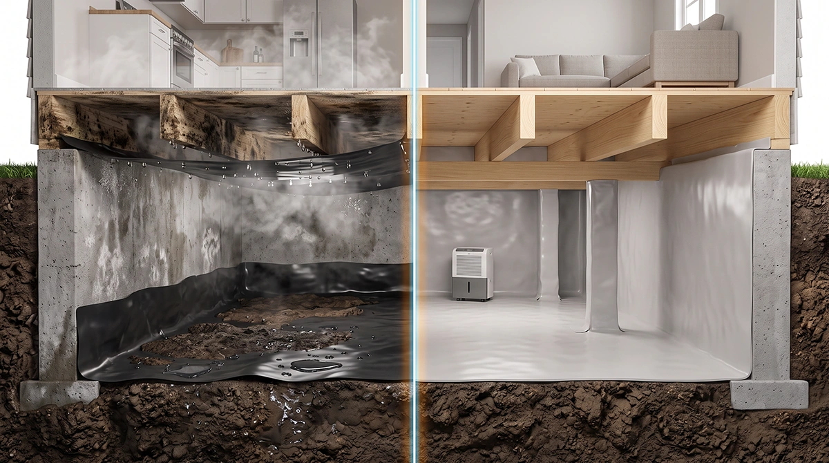 crawl space encapsulation materials