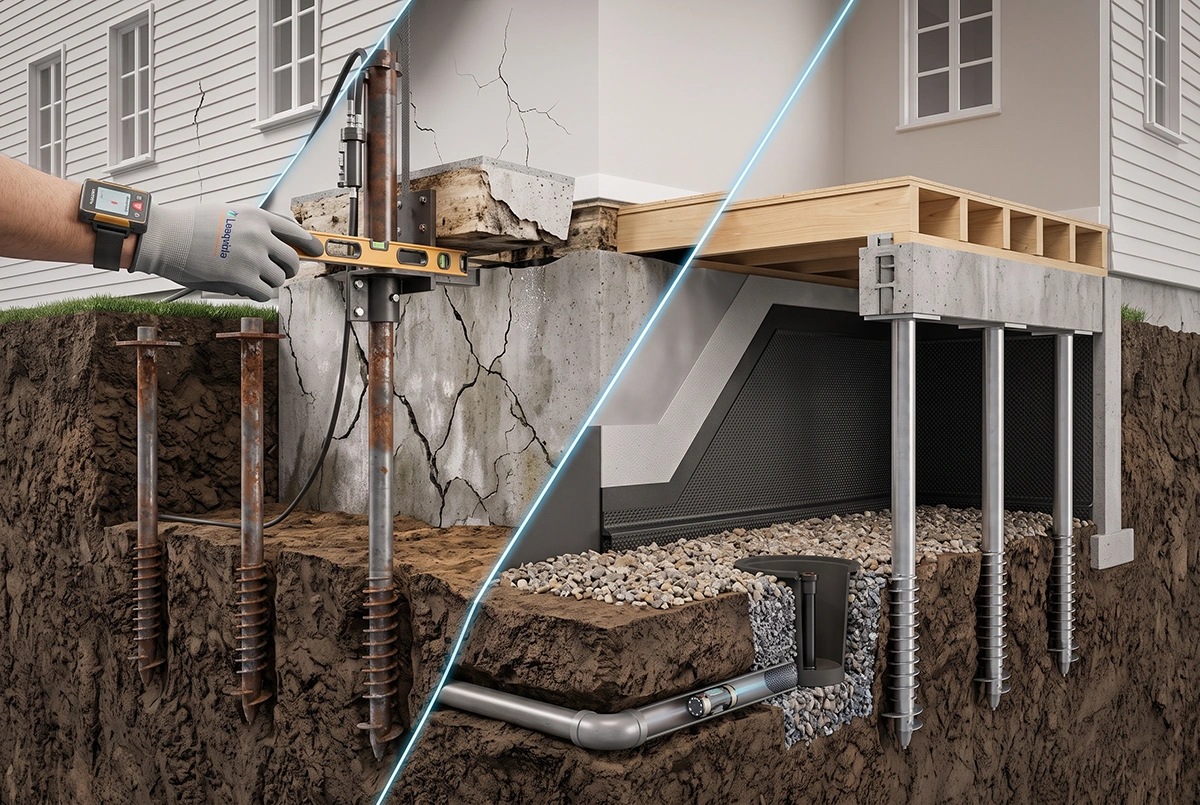 signs of foundation issues in house