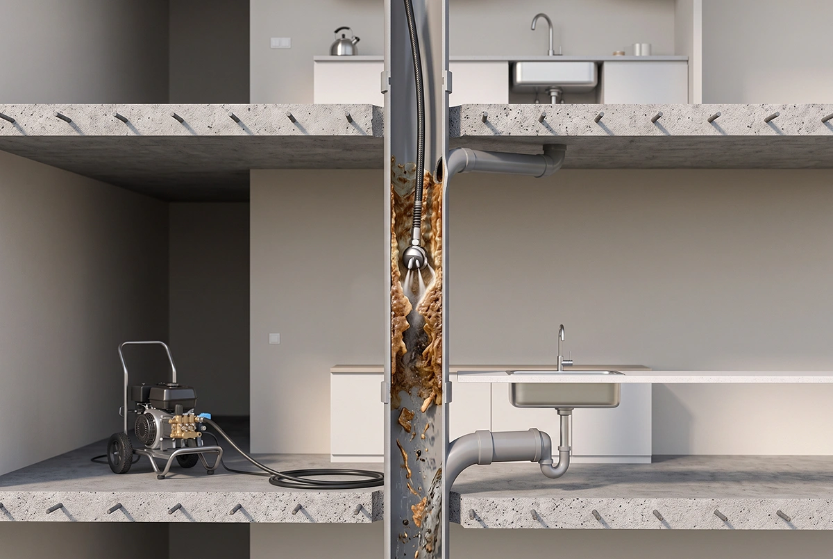 kitchen stack cleaning condo