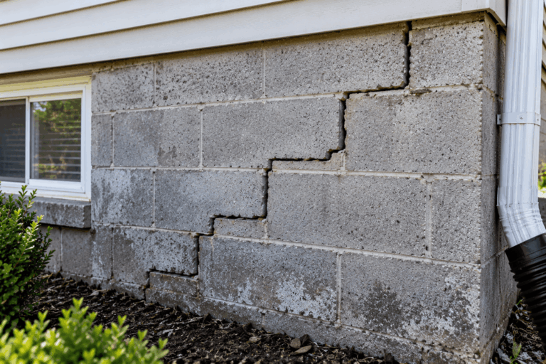 stair step cracks in foundation
