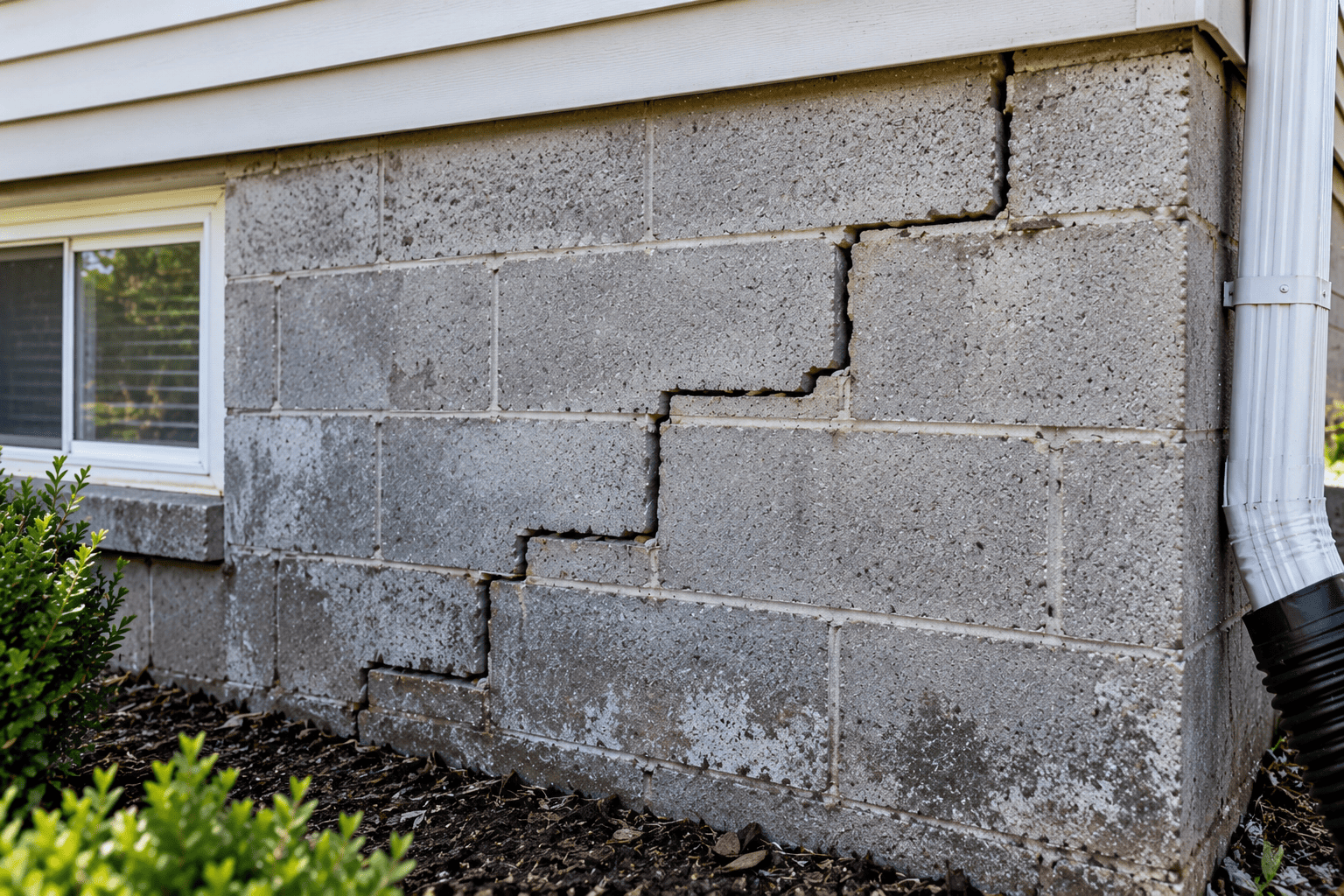 stair step cracks in foundation